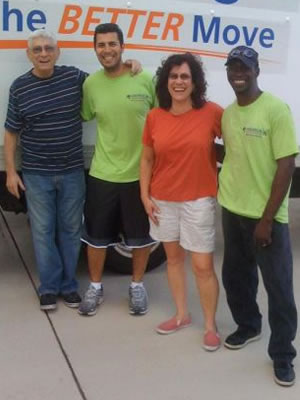 LOADING AND UNLOADING 16 foot budget rental truck