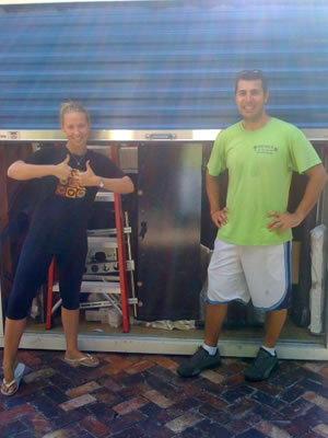 PACKING AND LOADING PODS container