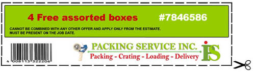 Coupons and Discounts from Packing Service, Inc.
