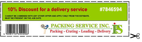 Coupons and Discounts from Packing Service, Inc.